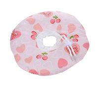 KCHSRKHXC Pet gattle collare a forma di cuore stampato un cerchio protettivo con cono per il collo rosa S Confidabile collare resistente