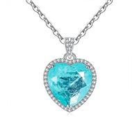 KCHSRKHXC Regalo di compleanno per le donne per le donne Regalo per il compleanno del matrimonio Paraiba a forma di cuore a forma di cuore Paraiba.