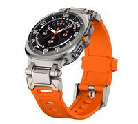 KCHSRKHXC Rubber Band For Galaxy Watch Ultra 47mm Correa Bracelet ULTRA 47MM Metal Quick Fit Men Strap Watchbands