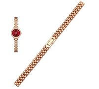KCHSRKHXC Stainless Steel watchband 6mm 8mm 10mm Silver Golden Bracelet Replacement Strap for Size dial Lady Fashion Watch Bracelet (Color : Gold, Size : 6mm)