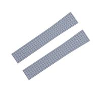 KCHSRKHXC Waterproof FKM Fluororubber Rubber Watch Band 18mm 19mm Accessories Replace for Patek Strap for Philippe for Aquanaut 5067A-001 Belt (Color : Brown, Size : 19mm-Silver Buckle)