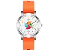 Kchss Orologio analogico impermeabile per bambini, orologio per imparare a girandola per bambini 8-12, orologi per insegnanti per ragazzi dai 5 ai 7 anni 6-8, orologi educativi facili da leggere per