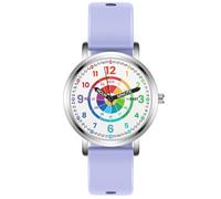 Kchss Orologio analogico per bambini, per imparare a giocare con le freccette, per imparare a leggere l'ora e l'ora facile da leggere, per ragazzi e ragazze dai 3 agli 11 anni, 17. Bersaglio per