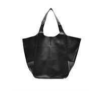 KCHYCV Borsa a Mano Strutturata da Donna, Borsa a Tracolla, Classica, Nera, Essenziale, Organizer, Pratica, da Portare Tutti i Giorni for i pendolari.(Red)