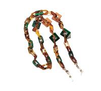 KCHYCV Catena for Occhiali da Donna e Cordino for Occhiali da Sole, Design Leggero e Durevole, Accessorio Anti-Perdita(Amber_4pcs)