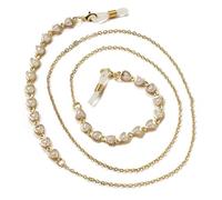 KCHYCV Catena for Occhiali da Donna e Cordino for Occhiali da Sole, Design Leggero e Durevole, Accessorio Anti-Perdita(Brown_5pcs)