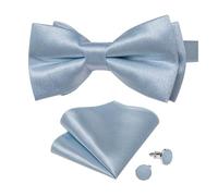 KCHYCV Men's Tie & Cufflinks Set Premium Silk Tie with Pocket Square & Cufflinks Elegant Mens Accessories Gift Set for Formal Weddings & Business Classic Design with Patterns(LDLH7191)