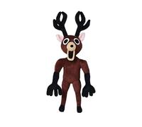 KCHYCV Peluche 99 Notti nella Foresta, Cervo Cattivo da Collezione, Morbido Peluche Ispirato al Gioco, Regalo di Peluche coccoloso for Natale, Halloween e Compleanni(Brown 14.8In)