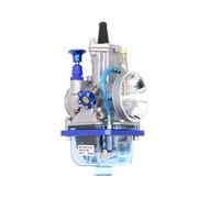 KCKZCFCYPQ carburatore del Motore per Kawasaki per 50cc-100cc 2T 4T Racing PWK 21mm Carburatore per Motocicletta Uretor Power Jet Accessori per Sistema di Alimentazione Carburatore per Moto(Blue)