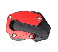 KCKZCFCYPQ Piastra di estensione per cavalletto per moto, CNC, per allargare il cavalletto laterale, per BENDA BD 300 per BD 500, piastra di supporto (rosso)