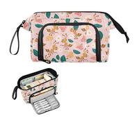 Kcldeci Astuccio grande con formiche funghi per ragazzi e ragazze, astuccio grande per adulti con cerniera, astuccio grande per ragazzi per scuola ufficio, Multicolore, 9.4*3.7*5.9in