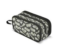 Kcldeci Astuccio per matite con banconote da un centinaio di dollari americani, grande capacità, per ufficio, scuola, adolescenti, ragazze, ragazzi, donne, adulti, Multicolore, 8.86*3.54*4.33in