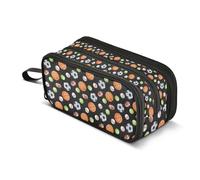 Kcldeci Astuccio per matite con palline sportive, grande capacità, per ufficio, scuola, adolescenti, ragazze, ragazzi, uomini, donne e adulti, Multicolore, 8.86*3.54*4.33in