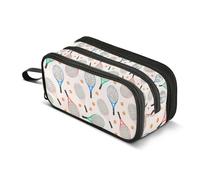 Kcldeci Astuccio per matite e palline da tennis, grande capacità, per ufficio, scuola, adolescenti, ragazze, ragazzi, uomini, donne e adulti, Multicolore, 8.86*3.54*4.33in