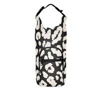 Kcldeci Borsa porta bottiglia d'acqua, leopardato pelle di animale, giaguaro, ghepardo, leopardo, custodia isolata per bottiglia d'acqua con tracolla e tasche, per uomo/donna, passeggiate,