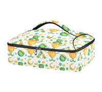 Kcldeci Borsa termica isolata per alimenti caldi o freddi, borsa tote isolata per cibi caldi o freddi, borsa tote isolata Leprechaun Top Happy St Patricks Day per Potluck Cookouts feste, picnic,