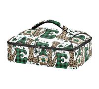 Kcldeci Borsa termica isolata per alimenti caldi o freddi, borsa tote isolata per il giorno di San Patrizio, per grigliate, feste, picnic, lasagne, Multicolore, Taglia unica, casa