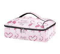 Kcldeci Happy Valentines Day - Contenitore termico termico per alimenti caldi o freddi, per cibi caldi o freddi, borsa tote isolata per Potluck Cookout, feste, picnic, lasagne, Multicolore, Taglia