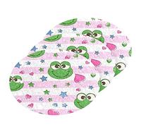 Kcldeci Spugne per scrub a forma di cuore, motivo a rana, antiscivolo, per piatti, cucina, spugne, per lavare piatti e pulire la cucina, confezione da 3