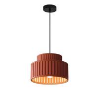 KCO Sospensione in resina rossa Ø23 cm, altezza regolabile 150 cm E27, cucina