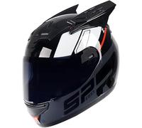 Kcolic Casco da Moto con Orecchie di Gatto Nero/Rosa per Ragazze E Donne, Casco da Moto Modulare con Omologazione DOT/ECE, Casco Integrale con Doppia Visiera E Casco Flip-Up Integrato F,S(50-53 CM)