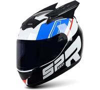 Kcolic Casco da Moto con Orecchie di Gatto Nero/Rosa per Ragazze E Donne, Casco da Moto Modulare con Omologazione DOT/ECE, Casco Integrale con Doppia Visiera E Casco Flip-Up Integrato B,M(54-56 CM)