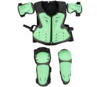 Kcolic Confezione da 5 Giacche Protettive per Moto, Armatura Moto per Bambini con Ginocchiere, Gomitiere, Armatura Toracica, da Corsa, per Sport all'Aria Aperta, 4/6/8/10/12/14 Anni A