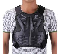 Kcolic Giacca Protettiva per Moto, Giubbotto Antiproiettile, Motocross, ATV, Protezione per Il Torace, Gilet, Moto, Bici da Cross, Equipaggiamento Protettivo, Armatura Protettiva per Moto A,S.