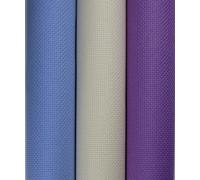 KCS 3 scatole di tessuto Aida in cotone per punto croce, 38 x 45 cm, 14 ct, panna, celeste, lavanda
