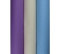 KCS 3 scatole di tessuto Aida in cotone per punto croce, 38 x 45 cm, 16 ct, panna, celeste, lavanda