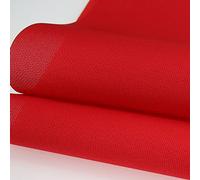 KCS Tessuto a punto croce in cotone AIDA 18 ct, 30,5 x 149,9 cm, colore: Rosso