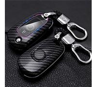 KCSAC Coperchio della chiave for auto for Opel Vauxhall Astra K Corsa E Adatti for BUICK Verano Encore GX GL6 2019 2020 2018 Custodia for custodia con tasti (Color Name : Carbon black)