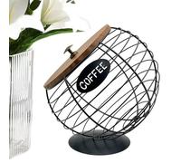 KCUP - Porta pod da caffè, porta porta bancone, cestelli da pod alla stazione di caffè, supporto in metallo, rack organizzativo da cucina, decorazione per ufficio, ciotola di frutta per fabrican