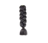 Kcvzitrds 2 pezzi / set di 24 pollici per trecce di capelli Jumbo, uncinetto trecce sintetiche per capelli stile 100 g/pezzi A38