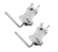 Kcvzitrds 2 x Supporto Clip di Batteria Singolo Supporto Braccio Tamburo Supporto per Parti di Grande Cassa Clip