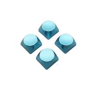 Kcvzitrds 4 pezzi in lega di alluminio tastiera cappuccio in metallo alluminio lega keycaps colore tastiera meccanica universale personalità arcobaleno gradiente Keycap per tastiera meccanica C