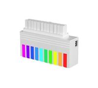 Kcvzitrds Adattatore di alimentazione ATX 24 Pin 90 Gradi 5 V 3 Pin ARGB ATX 24 Pin Connettore di alimentazione Aura Sync per alimentazione PC desktop durevole facile da usare