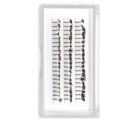 Kcvzitrds Estensioni di ciglia finte di Halloween, accessori per la decorazione di ciglia colorate per cosplay, trucco di Natale per donne, 13 mm