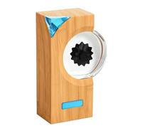 Kcvzitrds Lampada di ritmo musicale ferrofluido con attrezzatura di presa liquida magnetica ferrofluid Music Visual Music Pick-Up Desktop Sound Partner A