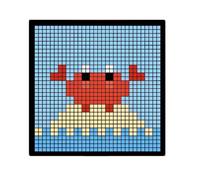 Kcvzitrds LED Pixel APP Schermo di Controllo del Telefono Cellulare per la Decorazione Business 32X32 Nero 1 PZ