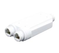 Kcvzitrds Ripetitore POE Ripetitore POE in Plastica di Alta Qualità 2 Porte Impermeabile IP66 10/100 Mbps 1-2 con IEEE802.3Af/at 48 V Esterno per Telecamera Interruttore POE