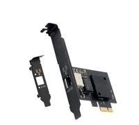 Kcvzitrds Scheda di rete RJ45 I226 2500 Mbps 2,5 G Gigabit Ethernet Dual Porte 100/1000/2500 Mbps Scheda di rete per desktop