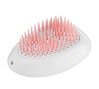 Kcvzitrds Spazzola per cane e spazzola per gatto con scherano per catturare i capelli, spazzola autopulente per cane per la perdita, pettine per toelettatura per animali domestici, rosa