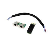 Kcvzitrds ST7465 M.2 B+M I226-T2 Scheda Ethernet Gigabit 2.5G di qualità industriale, con interfaccia 2.5G Gigabit Ethernet I225V PCIE Dual Electrical Port Network Card