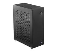 Kcvzitrds Telaio Desktop ITX Del Computer Mini NAS Del Computer Doppio Disco Rigido da 3,5 Pollici USB3.0 TYPEC Interfaccia Ricambi Nero