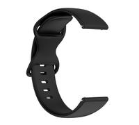 KD - Cinturino universale in silicone per Huawei Watch 3 GT3 GT2 Pro, 20 mm, cinturino di ricambio con fibbia a farfalla, nero, 20mm, Silicone, Nessuna pietra preziosa