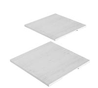 KD Essentials - 2x Coperchio per espandere la scatola di conservazione | Bianco, senza plastica e resistente, adatto a tutti i modelli di scatole in bambù