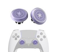 KD.FLY Levette in metallo per controller bordo PS5, 2 pezzi, kit di ricambio per joystick personalizzato per controller PS5 DualSense Edge, parti di accessori per levette metalliche in alluminio