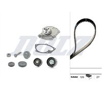 KD117 DOLZ Pompa acqua + Kit cinghie dentate per RENAULT