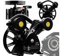 KD1404 Compressore Ad Aria Compressa 4kW 600L/min 8bar 2 Cilindri 150-200L